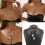 Κολιέ με κρεμαστό κόσμημα Goth Velvets Heart Choker για γυναίκες Κομψό ύφανση μ 2