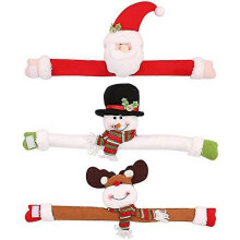 piezas de suministros de decoración navideña para cortinas: hebilla de cortina con forma de muñeco de nieve pequeño y anciano. Dec