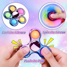 3er-Pack Fidget Spinner für Erwachsene und Kinder von 4-8-12 Jahren mit Autismus, ADHS, Valentinstagsgeschenk, Spielzeug gegen Ang
