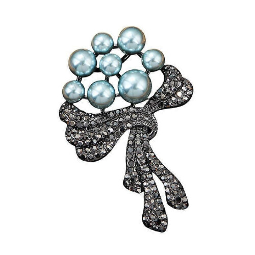 Broches de perlas de lujo para mujer, ideales como regalo. 1