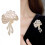 Broches de perlas de lujo para mujer, ideales como regalo. 4