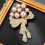 Broches de perlas de lujo para mujer, ideales como regalo. 5