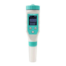Testeur de salinité 7 en 1 pour piscine (pH/chlore libre/ORP/EC/TDS/sel/température), étanche IP67, réf. f26