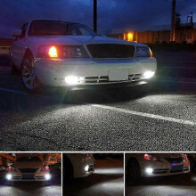 Lâmpadas LED para faróis H11/H8 2024, 20 000 lm por conjunto, 6500 K branco, superbrilhantes, compatíveis com luzes de n