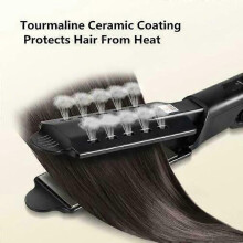 Professionele stijltang met keramische toermalijn-ionentechnologie, snelle opwarming voor alle haartypes.