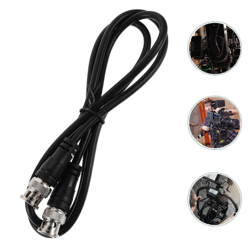 Cable BNC, cable coaxial de extensión de 1 m, conector BNC macho a conector BNC macho. 2