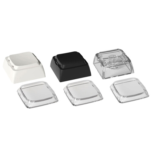 Capuchons de touches vierges pour PC, 10 pièces,-Blanc 1