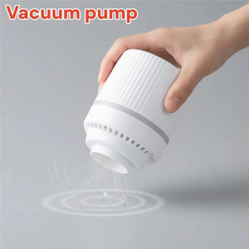 Electric Air Pump for Vacuum Bags - Labor-Saving Compression Tool Compatible for EU Plug for Clothes Storage