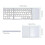 PAVEOS Keyboard and Mouse Bluetooth Keyboard Touchpad Foldable-fold Wireless for White-h 2