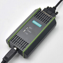AMSAMOTION USB-programmeringskabel kompatibel med Siemens S7-200 300 400 PLC, RS485 Profibus MPI PPI Kommunikation