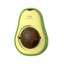 (1pcs) Natural Catnip Healthy Pet Cat Toy Wall Stick-on Ball Cats Teeth Cleaning Catnip Ball Toys Cat Snacks Kitten Cat Catnip Toy