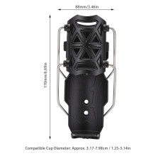 Anpassbarer Fahrrad-Flaschenhalter, Universalhalterung für Fahrräder, Motorräder und Roller, wasserdicht, werkzeuglos