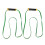 2pcs Brightly Colored Handle Deadlift Rowing Cable Machine-Blue 7