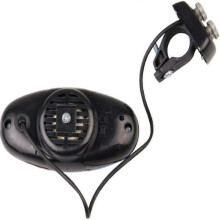 Bocina de seguridad para bicicleta con luz LED, sonido de sirena policial potente, diseño impermeable, efecto de parpadeo, montaje