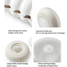 Ensemble de flacons de voyage, ingrédients apaisants pour la peau, format compact et portable pour le stockage de liquides en voyage, v