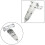 Multipurpose Rise Hinges for Walk In Coolers Flush Mounted 4