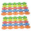 Golf Ball Markers Round Assorted Colors 100 Pcs 4
