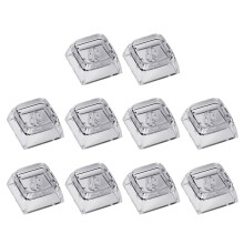 10 stuks creatieve supplementen dikke keycap XDA-Transparant