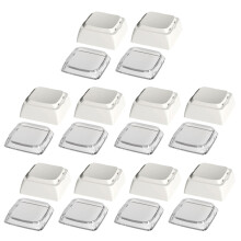 10 stuks PC Keycaps XDA Profiel 1U Blank Supplementen-Wit