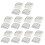 10 stuks PC Keycaps XDA Profiel 1U Blank Supplementen-Wit 1