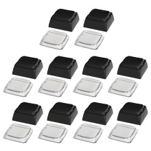 10 stuks PC Niet Graveren Blank Keycap XDA Profiel Hoogte-Zwart