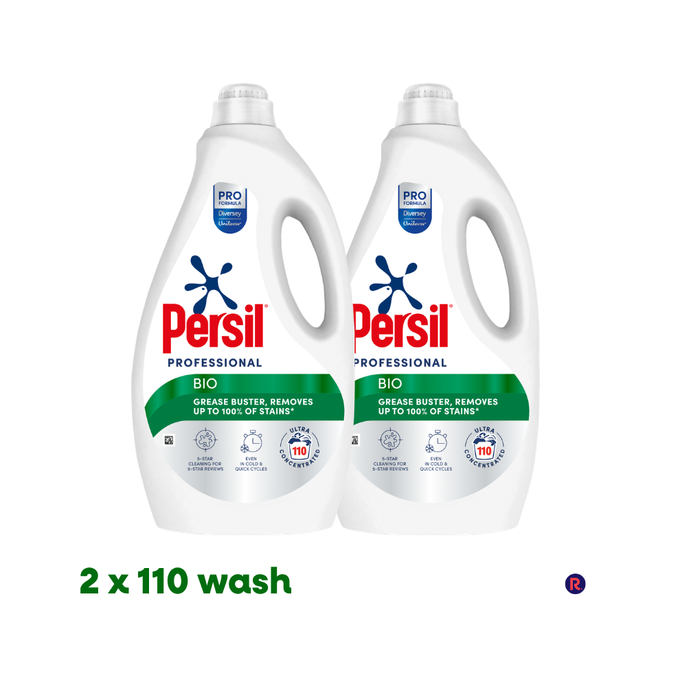 Persil Bio Pro Formula Liquid Laundry Detergent Ultra Concentrate 220 Washes - 2 Pack (2 X 110 Washes)
