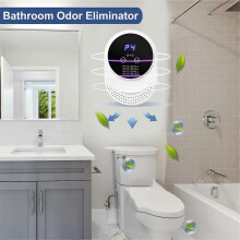 Ionizador de aire eliminador de olores, potente eliminador de olores, enchufe para el hogar, mascotas, baño, armario, dormitorio, cocin
