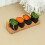 Wooden Temaki Sushi Roll Holder Display Stand with 4 Slots 7
