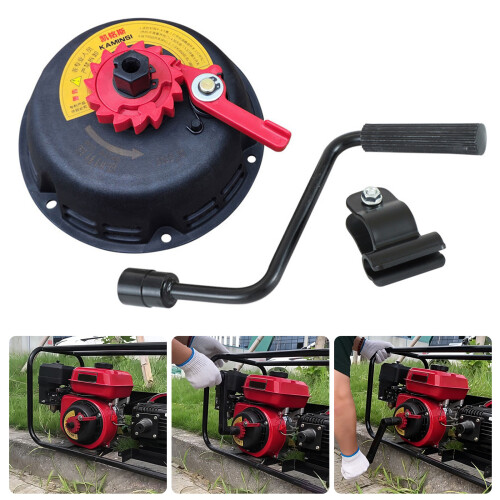Duurzaamheid Geen trekstarter Handmatige handslingerstarter-Rood 2
