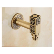 Brass Garden Bibcock Antique Dragon Carved Single Cold Tap