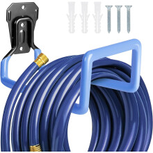 Hose Holder Wall Mount Metal Heavy Duty Garden Hose Rack
