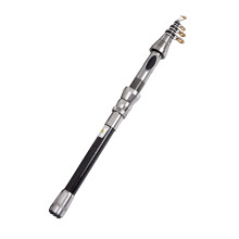Carbon Fishing Rod Retractable Handle 2.4m Telescopic