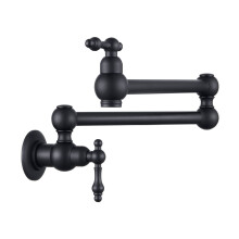 Wall-Mount Folding Kitchen Pot Filler Faucet