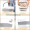 Collapsible Laundry Basket Grey 43L with Handles 4