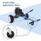 4-Inch Hoverkart Replacement Wheel with Metal Bracket, Rubber Hoverboard Kart Wheel Compatible with Hoverboard 2