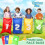 Canvas Jumping Bags for Kids Numbered 4 Pcs 6