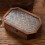 Begonia flower glass decorative box octagonal solid wood 2