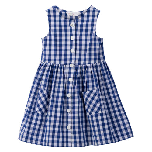 (4 Years, Blue) Beebay Y/d-Prüfknopf durch Kleid Blau