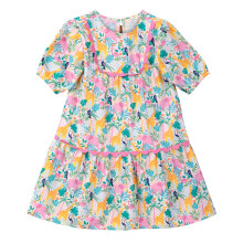 (2 Years, Multi-Color) Beebay jurk met tropische print en kanten details, multi