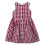 (6 Years, Red) Beebay Y/d check button through dress Red 1