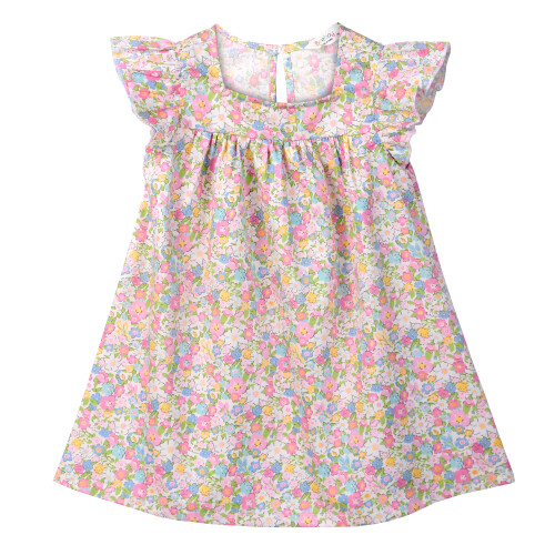 (2 Years, Multi-Color) Beebay Rüschenkleid mit Blumenmuster, mehrfarbig