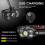 4 Pack Rechargeable LED Head Torch with Motion Sensor, 5 Light Modes, Hands-Free Headlamp for Camping, Hiking, 5