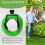 Wall-Mount Garden Hose Holder Black for 50-100 ft 4
