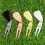 Golf Ball Marker Alloy Curved Spike 1 Piece 3