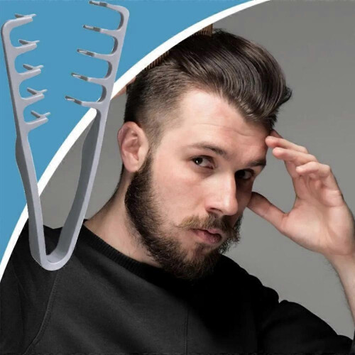 Χτένα styling μαλλιών με φαρδιά δόντια, χτένα μασάζ τριχωτού της κεφαλής για όλο 1