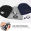 Επαναφορτιζόμενο φωτιζόμενο καπέλο Beanie με LED, ζεστό χειμερινό καπέλο Unisex με 5