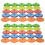 Golf Ball Markers Round Assorted Colors 100 Pcs 8
