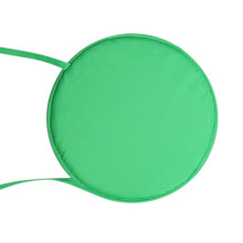 Round Chair Cushions with Ties Green 16-inch