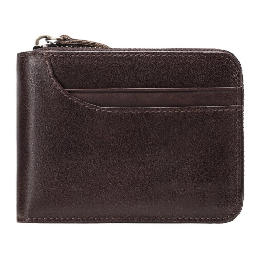 Men's Leather Front Pocket RFID Bifold Wallet