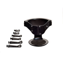 Car Cup Holder Vent Mount Black Rhinestone 1